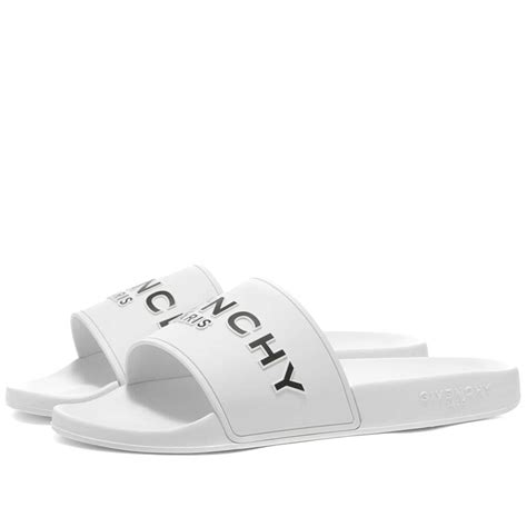 givenchy slides size 40|Givenchy slides white and black.